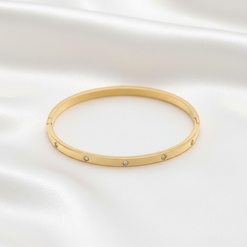 Bracelet cristaux fond épuré