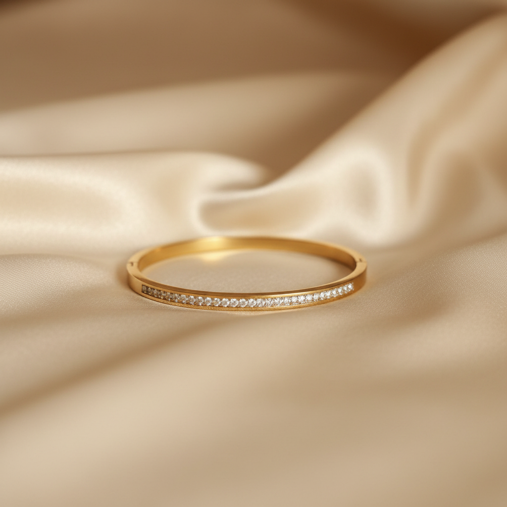 Bracelet fin diamants